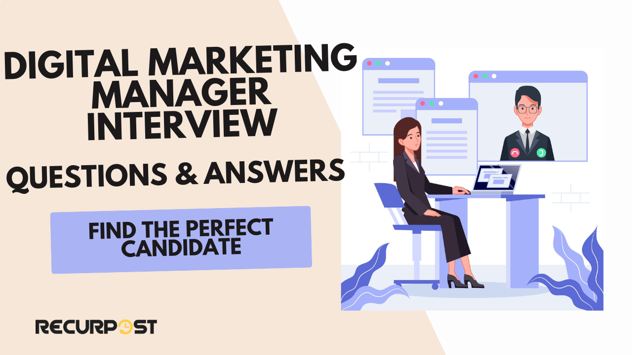 digital marketing manager interview questions and answers