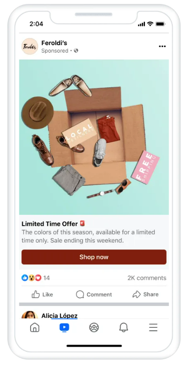 facebook image ad