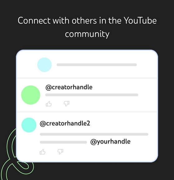 Connect with others in the YouTube community