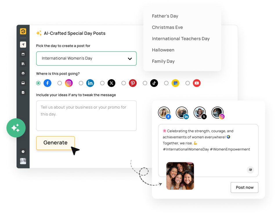 Boost Engagement with AI-Crafted Special Day Posts