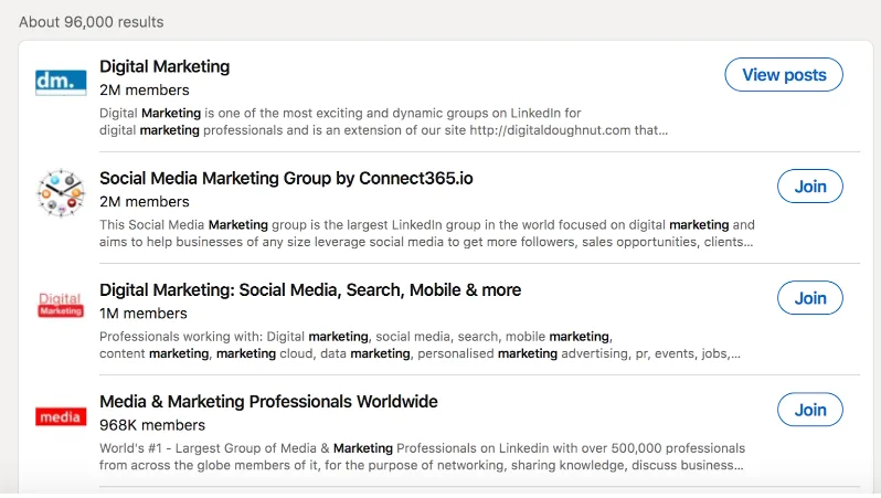 LinkedIn call to action examples