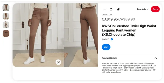Pinterest call to action examples