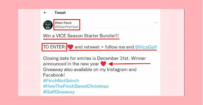 Twitter call to action examples