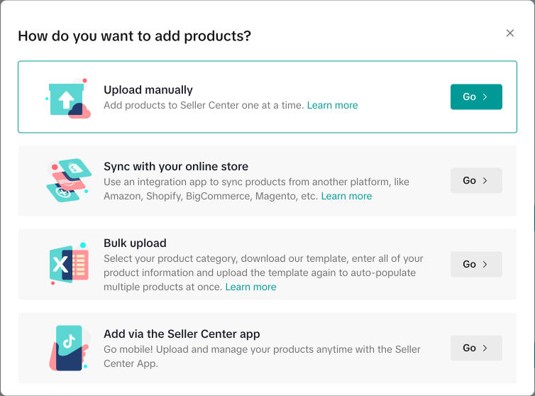 add products in tiktok shop