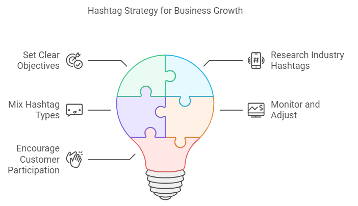 hashtag strategy for business growth