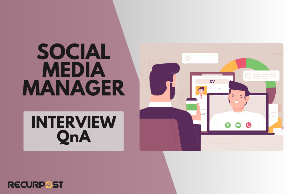 social media manger interview qna