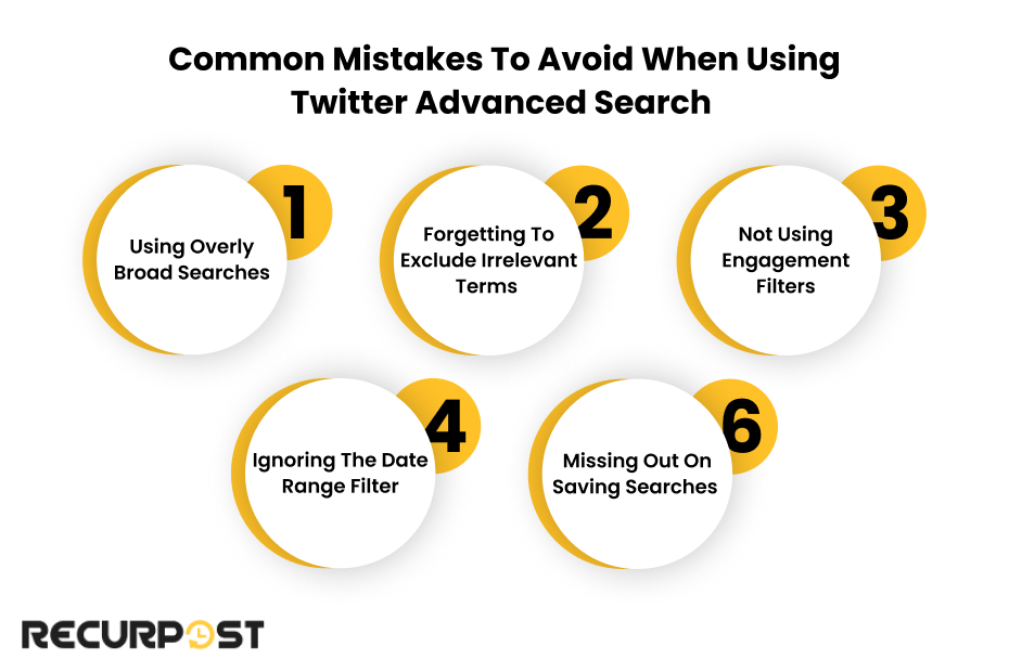 Common Mistakes to Avoid When Using Twitter Advanced Search