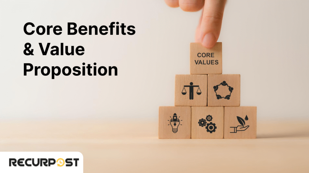 Core benefits & value proposition