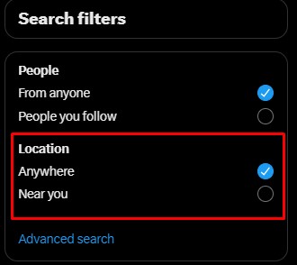 Filter Tweets by Location