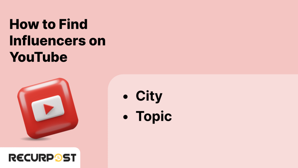 How to Find Local Influencers on YouTube