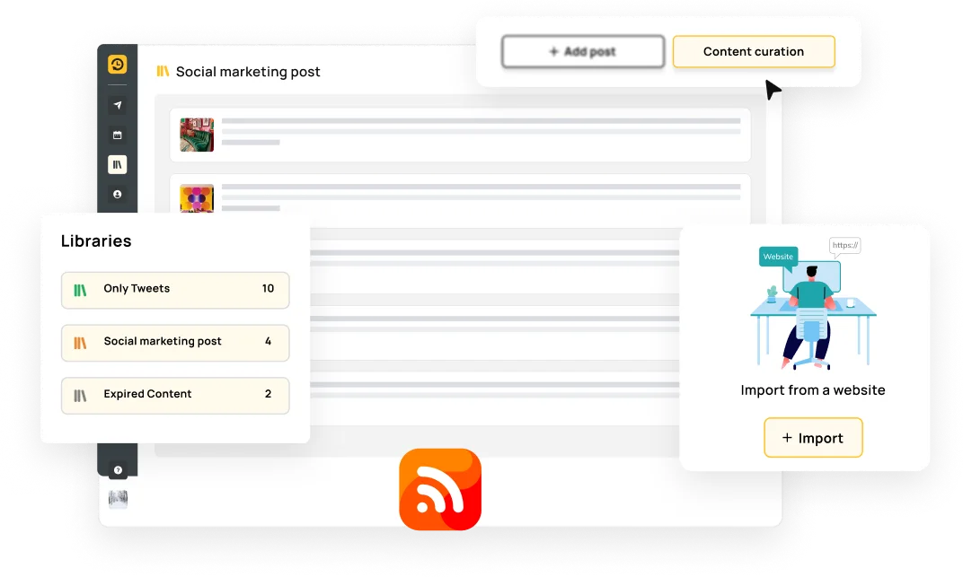 Import using RSS Feed