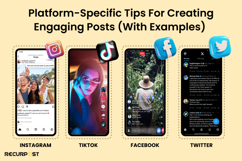 Platform-Specific Tips for Creating Engaging Posts