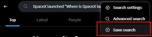 Save Your Searches
