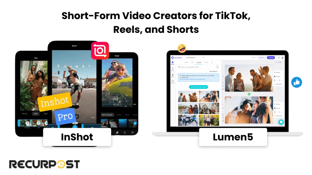 Short Form Video Creators for TikTok Reels and Shorts