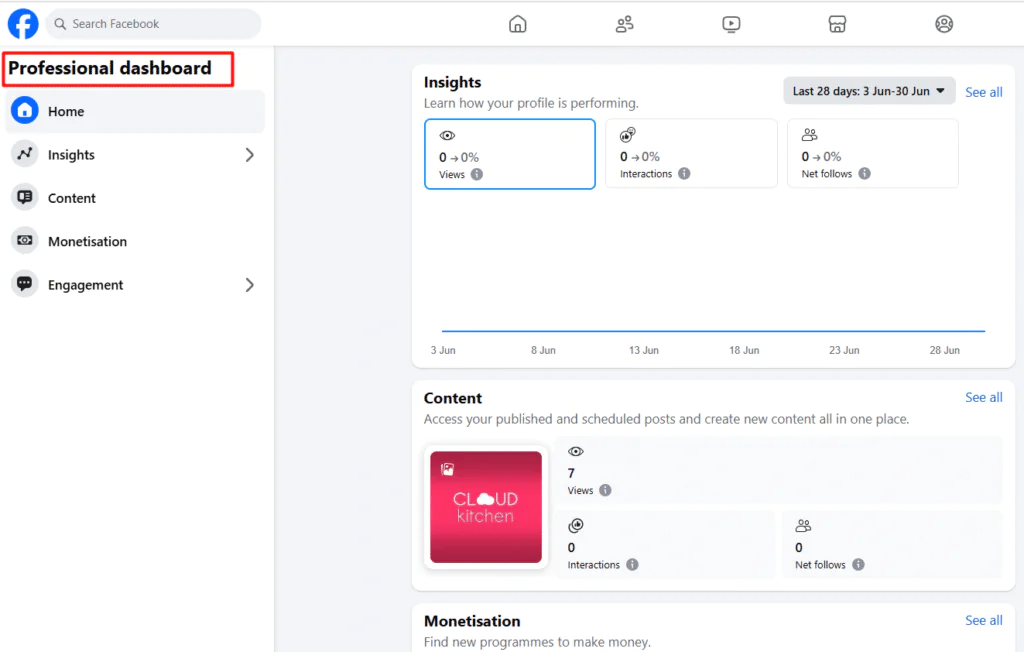 Step 2 Professional Dashboard