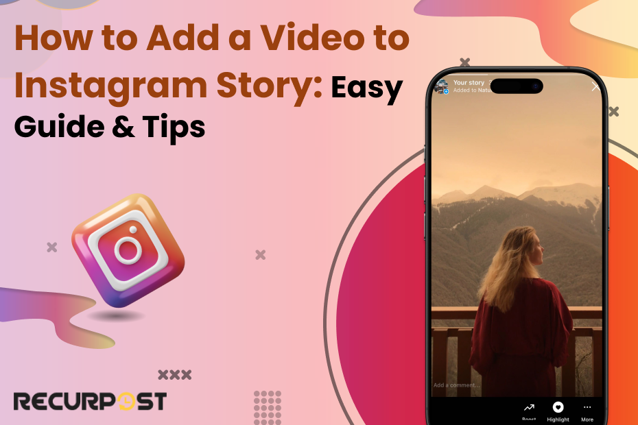 how to add a video to instagram story