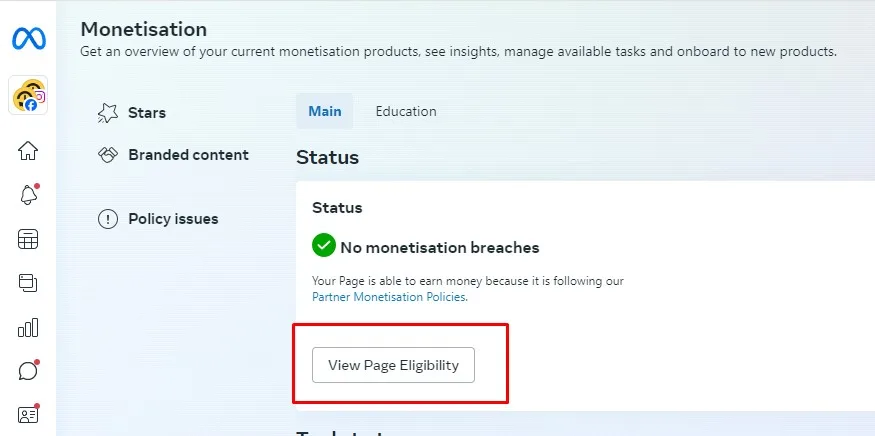 Monetization Status