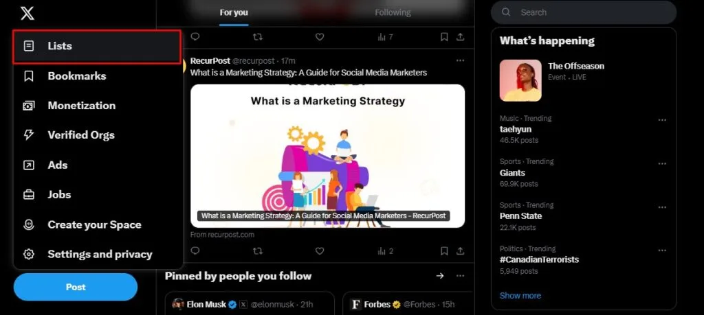 Access Your Twitter Lists