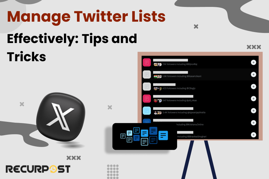 manage twitter lists