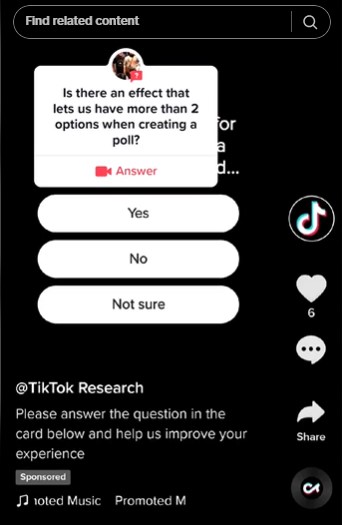 tiktok polls