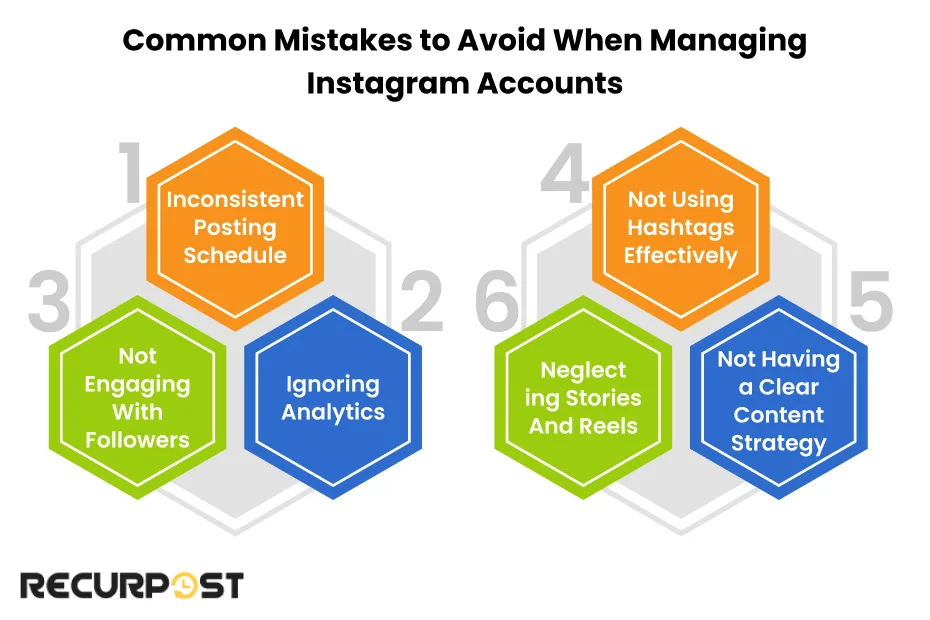 Common Mistakes to Avoid When Managing Instagram Accounts