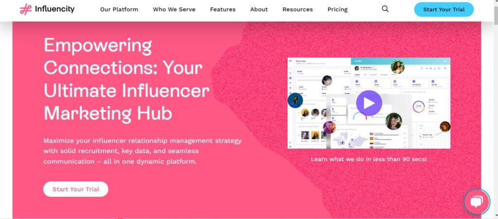 Influencer Management Platform- Influencity