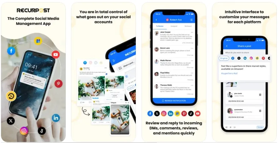 RecurPost app