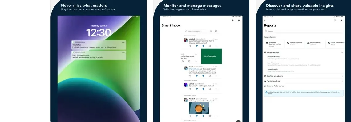 App for planning Instagram- SproutSocial