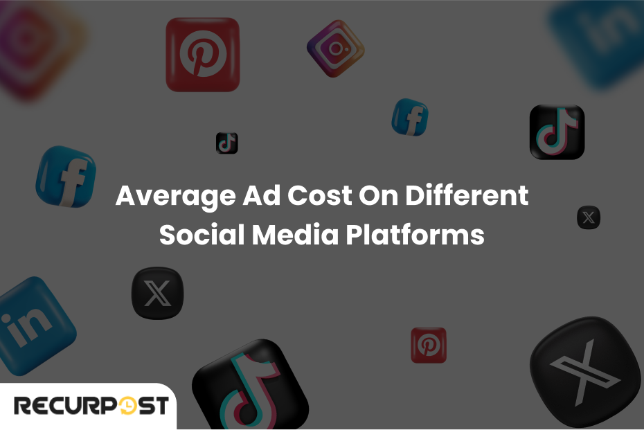 Average Ad Cost on Different Social Media Platforms