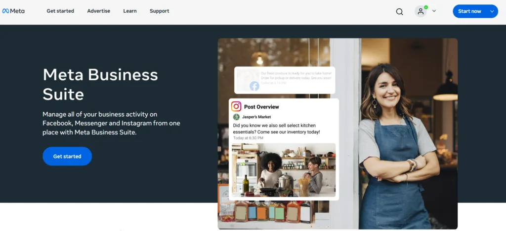 Facebook Automation Tool- Meta Business Suite