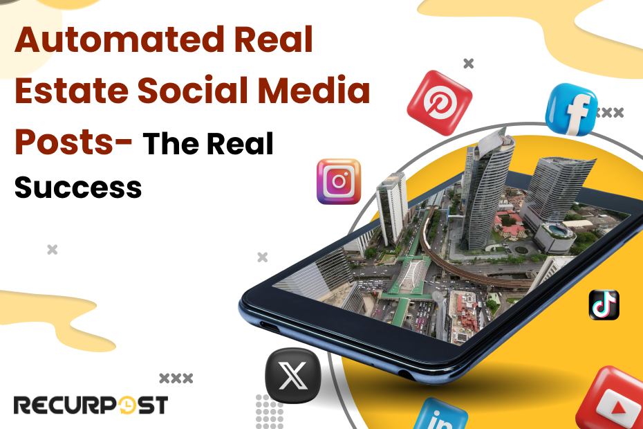 Automated real estate social media posts