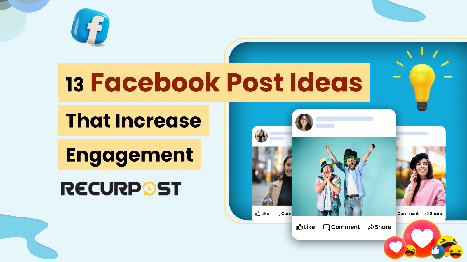 13 Facebook Post Ideas That Increase Engagement in 2025