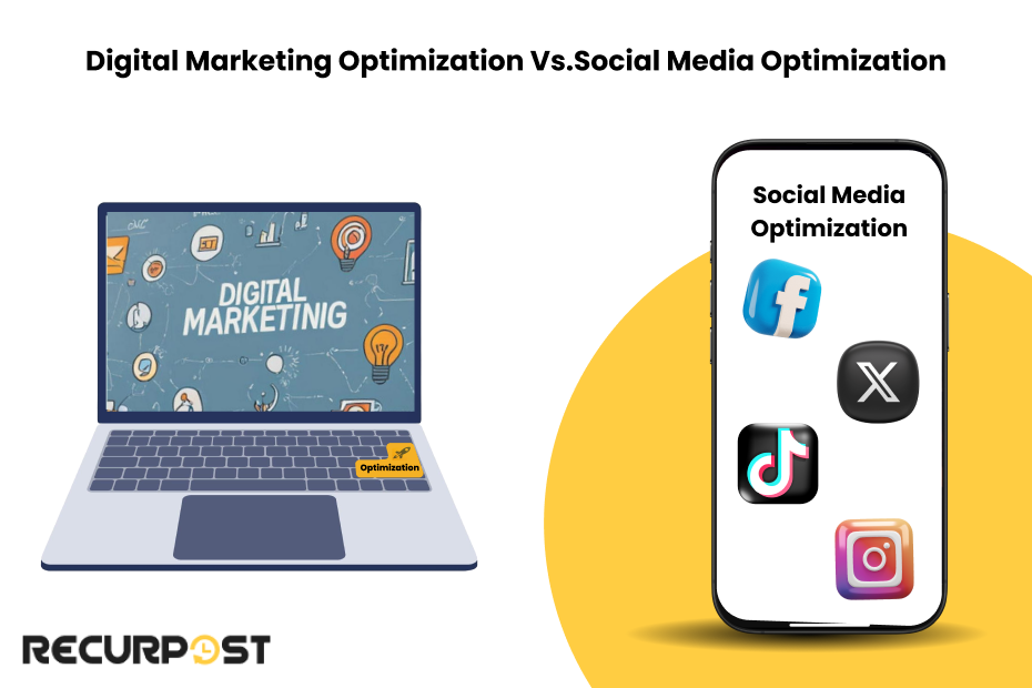 Digital marketing vs social media optimization