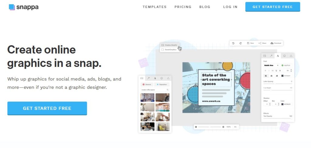 Snappa - Create online graphics in a snap