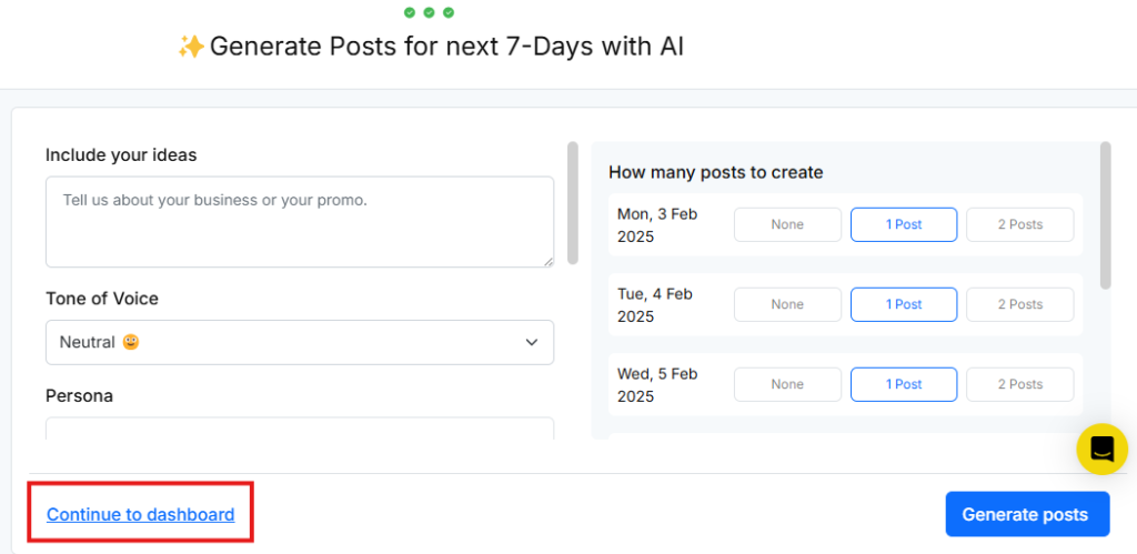 Auto-generate posts