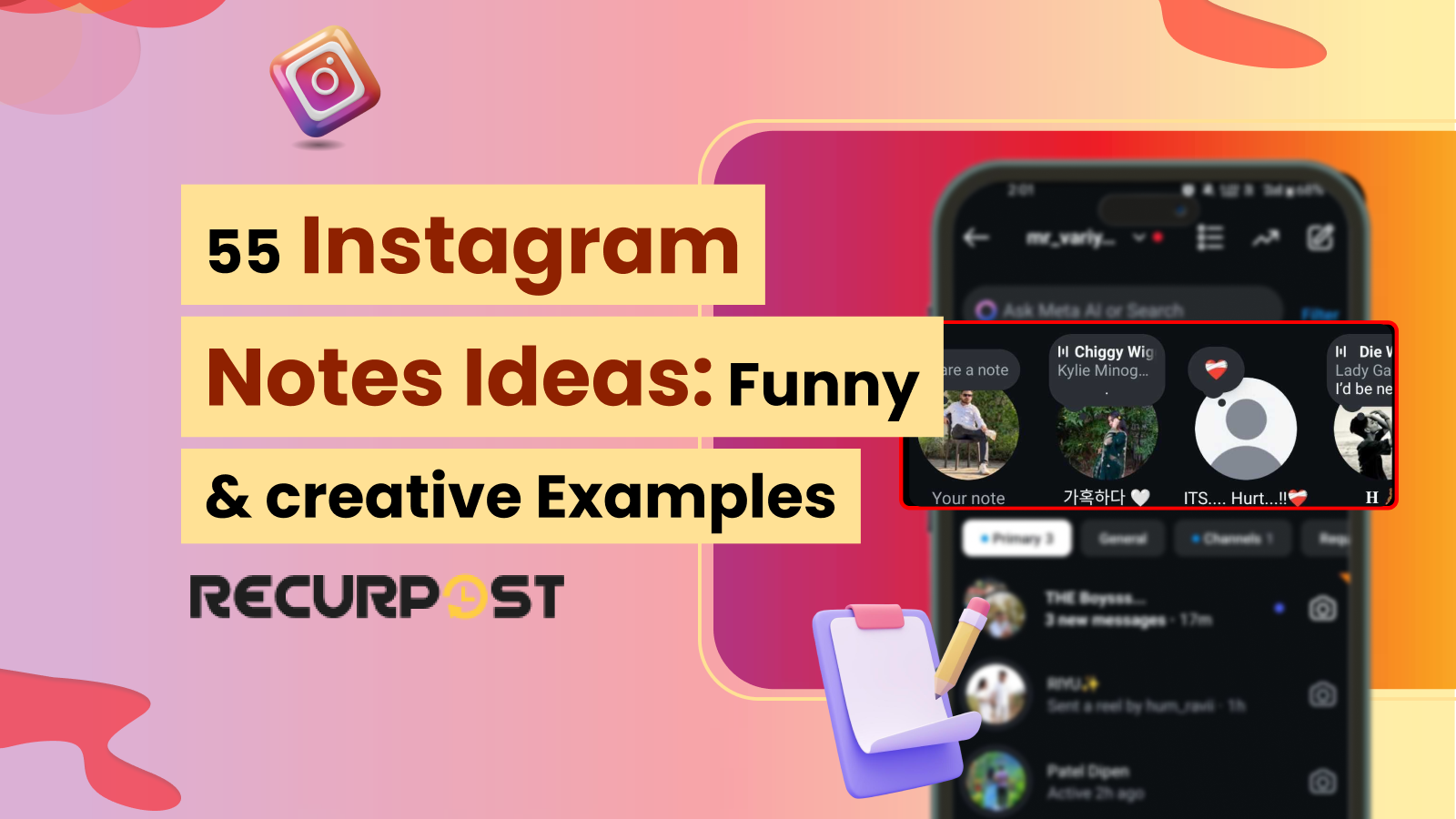55 Instagram Notes Ideas_ Funny & Creative Examples for 2025