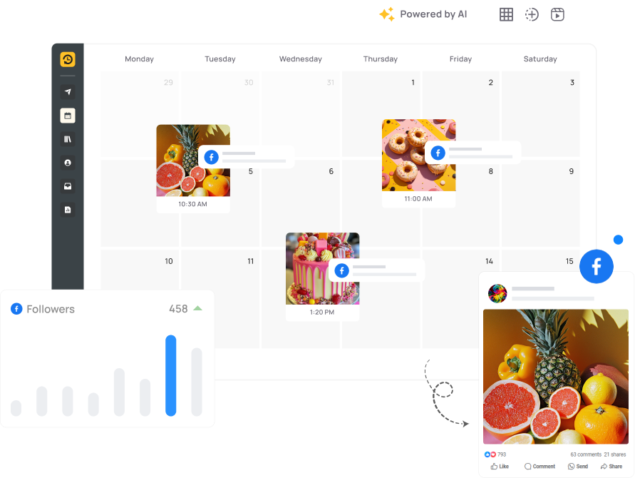 Facebook post scheduler