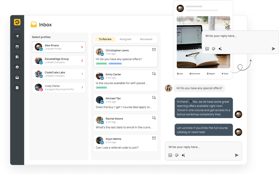 LinkedIn inbox