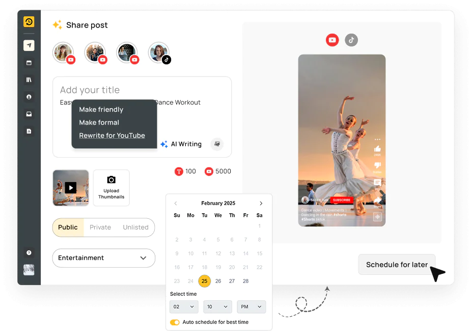 YouTibe AI that generate content 1