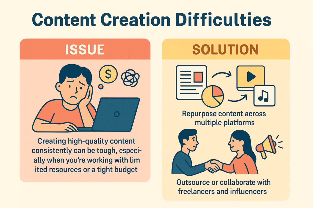 Content Creation Difficulties