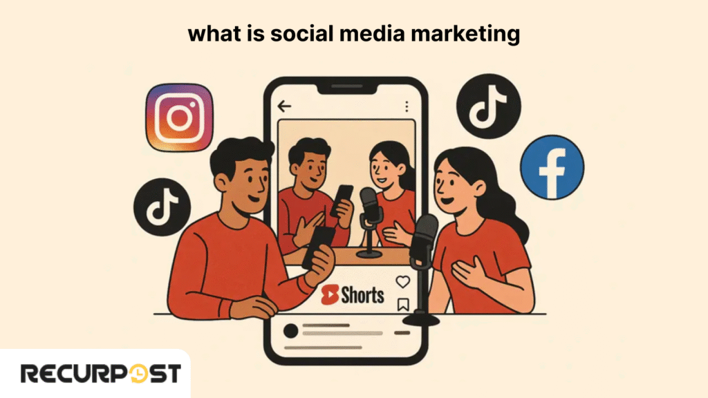 What is social media marketing