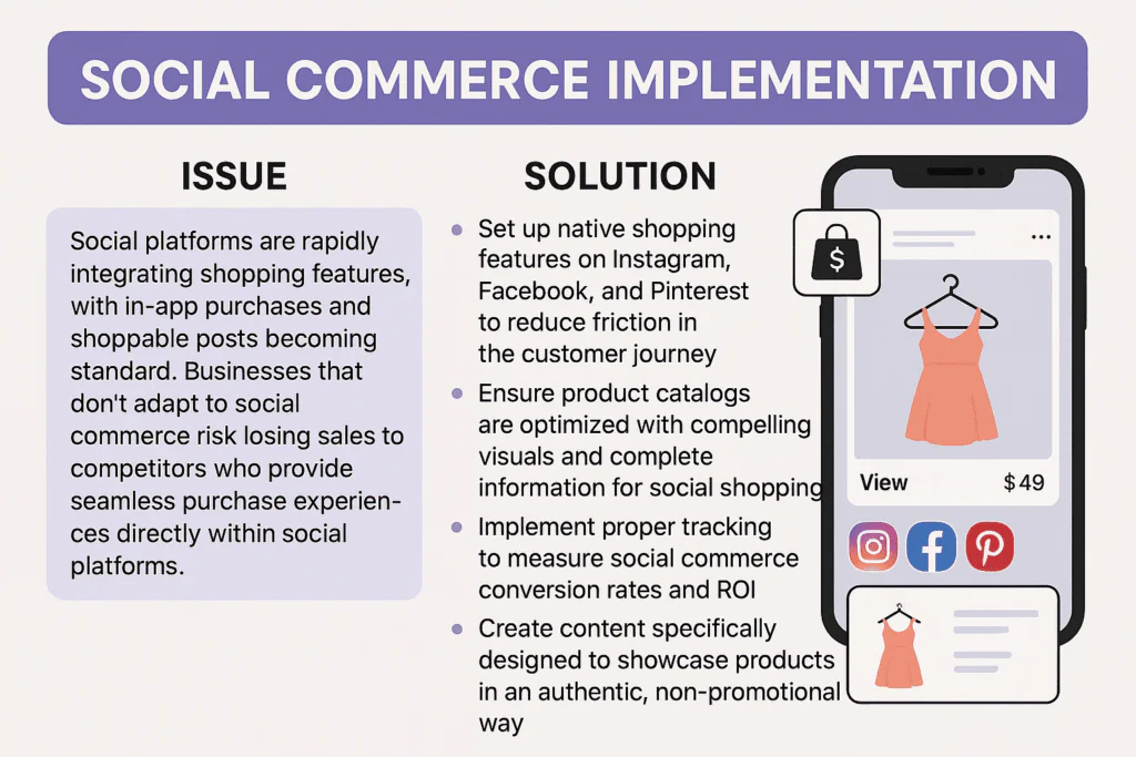social commerce implementation