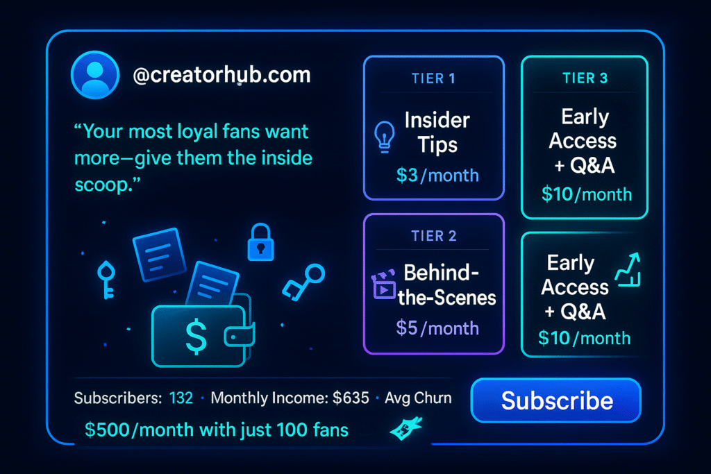 Make money on bluesky with subscription model