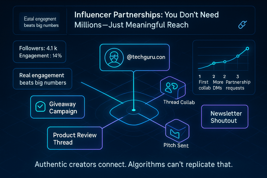 Make money on bluesky with influencer partnership