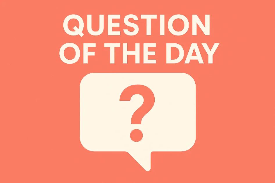 question of the day - interactive facebook post