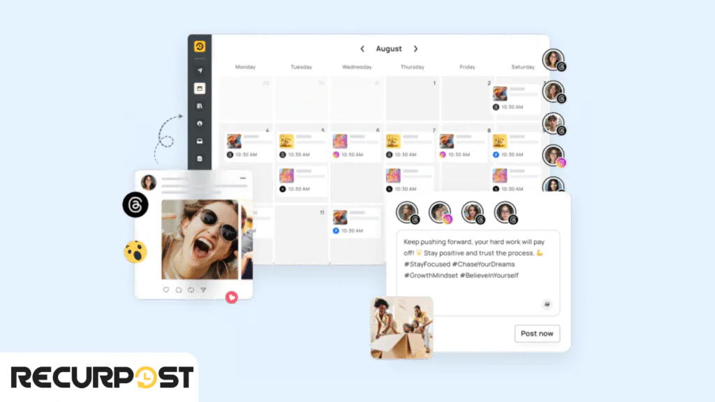 Meta Threads scheduling using recurpost