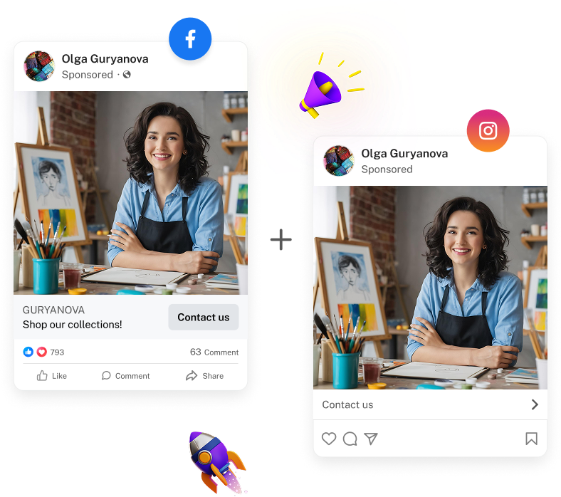 Manage Facebook plus Instagram
