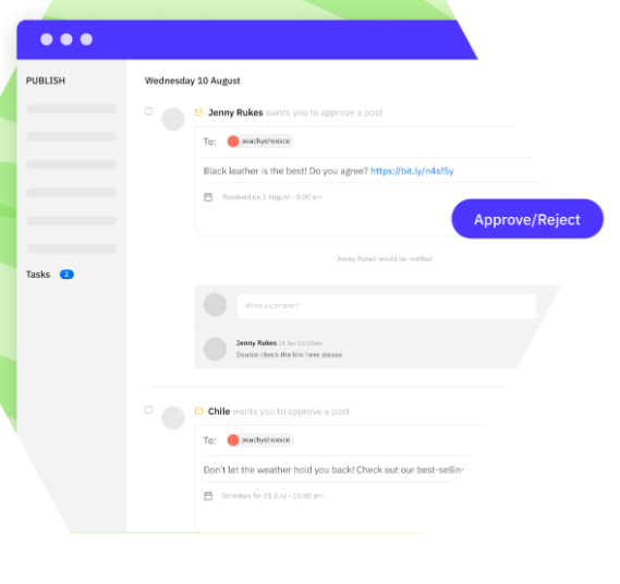 Sendible Workflow Approval