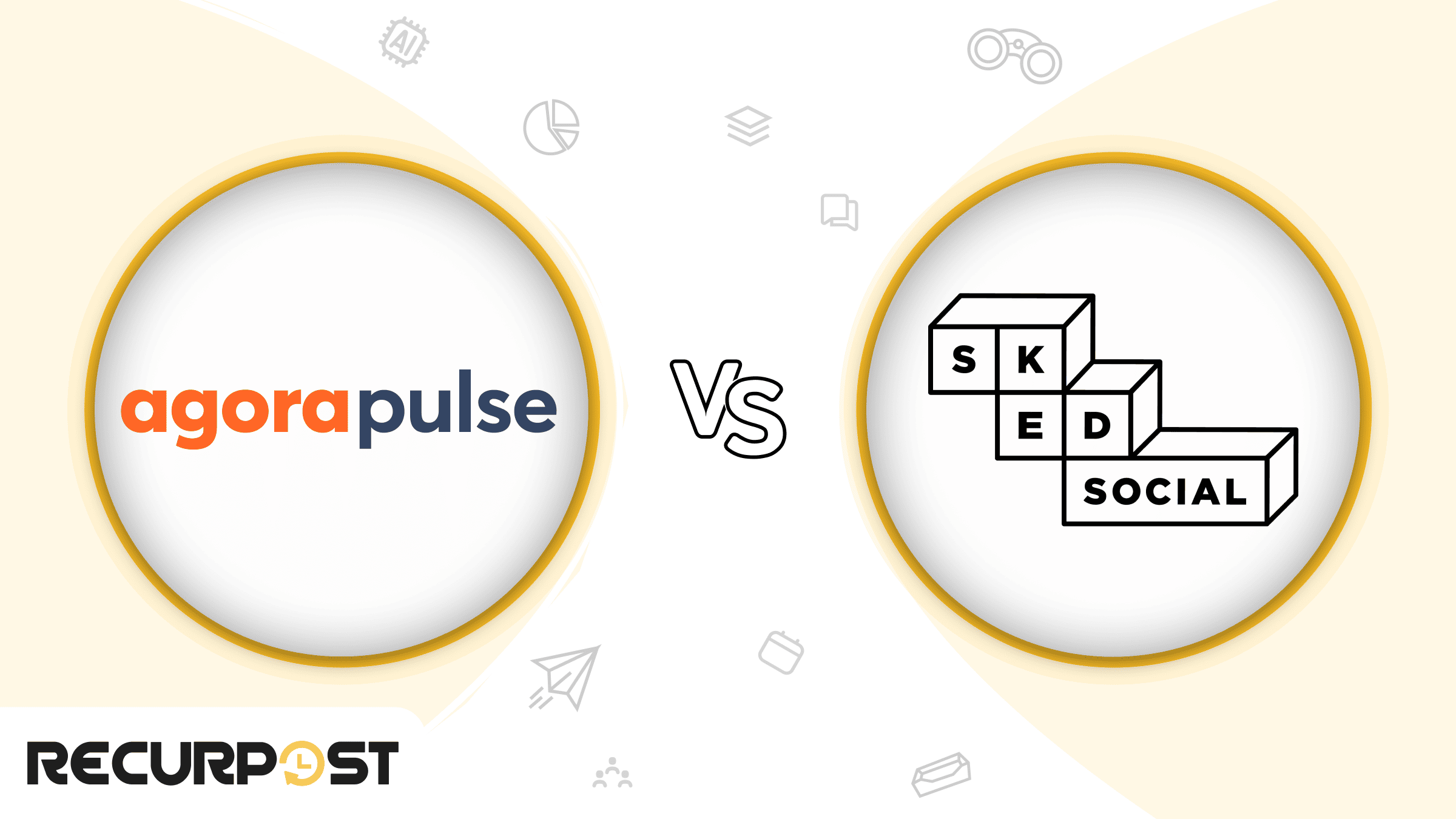 Agorapulse vs Sked Social feature image
