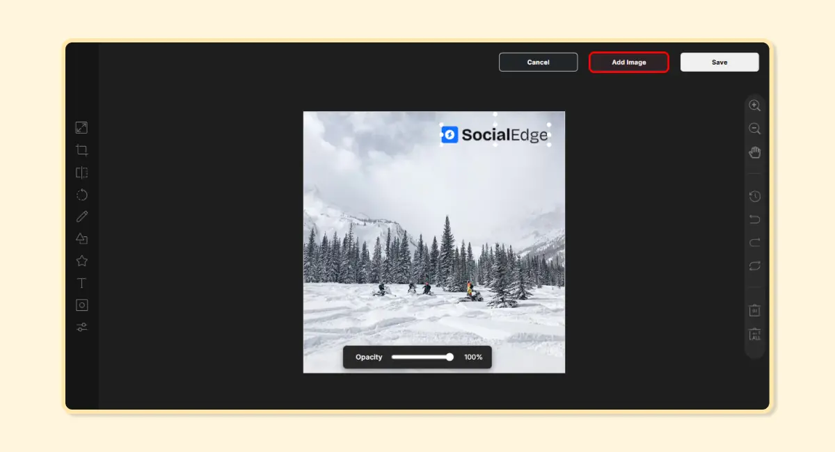 Add logo watermarks in RecurPost